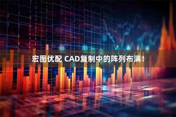 宏图优配 CAD复制中的阵列布满！